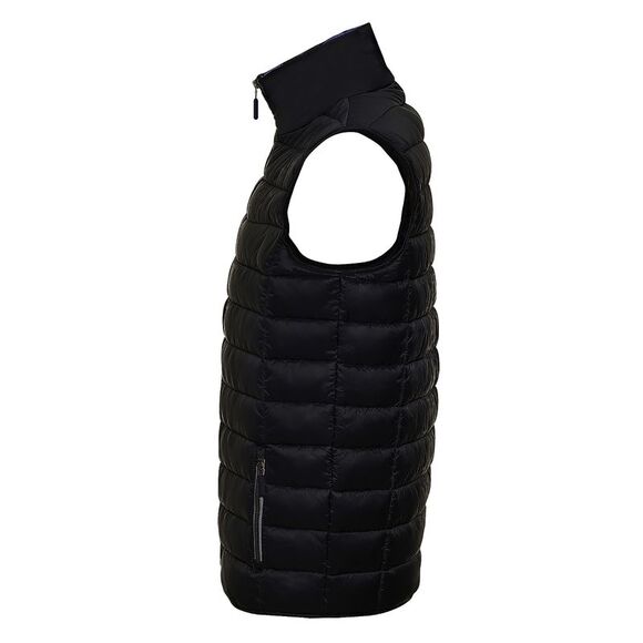 SOLS Mens Wave Padded Water Repellent Bodywarmer/Gilet / Black - Picture 3 of 4
